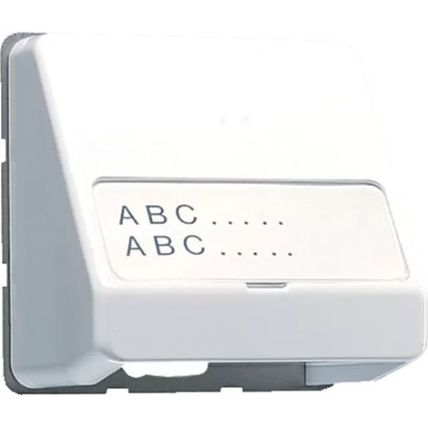 Jung Datenanschlussgehäuse aws Schriftfeld 23x59mm CD 554 WW (1/2)
