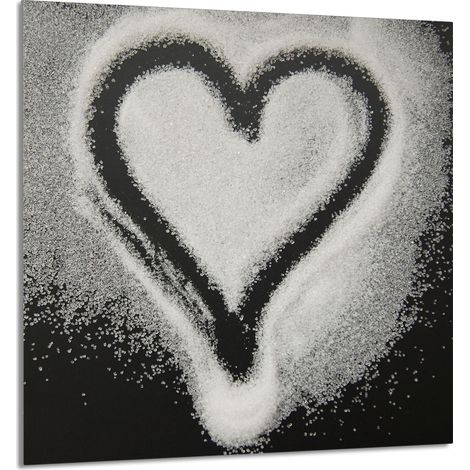 Panneau de verre POUR la cuisine 60x65 Cœur (1/5)