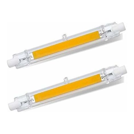 royaluxe - R7S 189mm LED 15W Blanc Chaud 3000K, 500LM, R7S J78 COB LED Linéaire Remplacer Crayon Halogène 40W 50W, Ampoule R7S LED 189mm Slim pour Mini Projeture/Applique Murale, Non-dimmable, lot de (1/5)