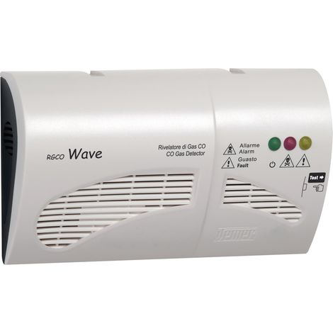 Rilevatore di Gas Monossido di Carbonio da Parete Vemer VE387700 RGCO
