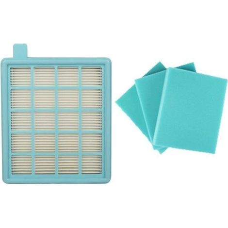 HEPA-Filter + 3 Baumwollfilter für Philips Staubsauger FC8470 FC8471 FC8472 FC8473 FC8474 FC8476 FC8634 (1/5)