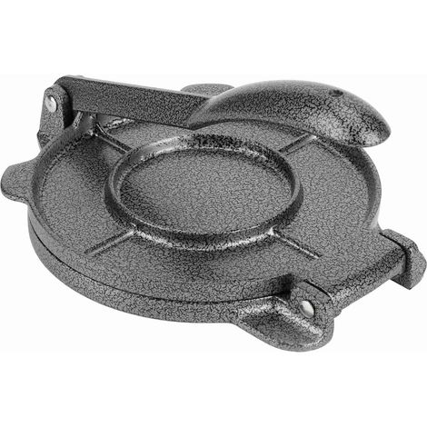 Presse à tortillas de 16,5 cm en alliage d'aluminium, pour tortillas de maïs, outils de cuisine, gris (1/5)
