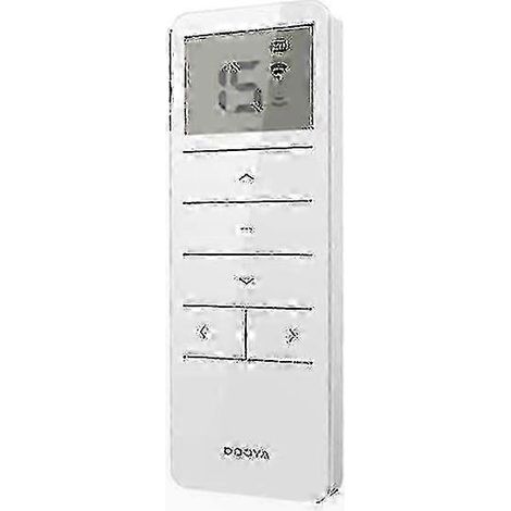 Télécommande sans fil DC2702 pour rideaux motorisés, contrôle à distance pratique, compatible avec stores électriques, finition noire, pack de 1, usage domestique. (1/5)