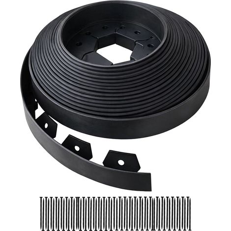 Flexible Rasenkantenleiste aus Kunststoff für Gartenbeete