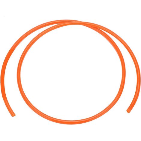 Pneumatikschlauch, flexibler Luftkompressorschlauch aus TPU für Chemikalien, Kraftstoffe und Öle, TPU0604, Außendurchmesser 6 x Innendurchmesser 4, Orange, 3 m