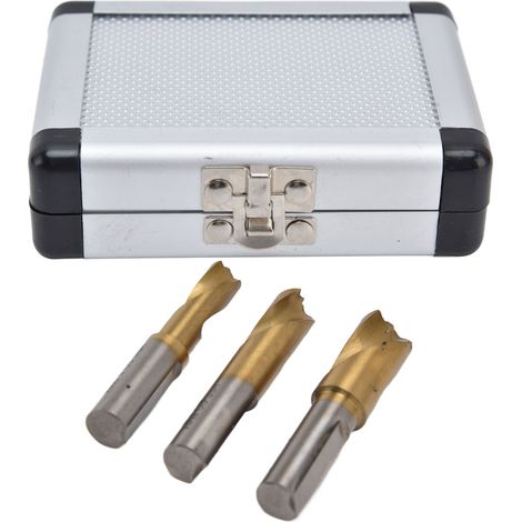 3PCS Forets à Percer la Soudure Acier Rapide HSS - Outil de Découpe Résistant à l'Usure pour Métal Soudé