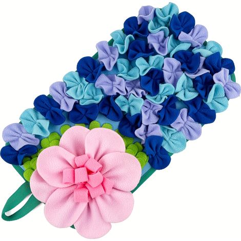 Snuffle mat pour animaux tapis de recherche nourriture, jouet interactif pour lapin hamster et petits animauxViolet (1/5)