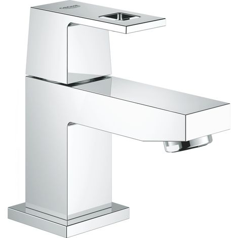 Mitigeur de lavabo monofluide chromé – Levier métallique – Tête céramique – GROHE EcoJoy 5 l/min – 23137000 (1/10)
