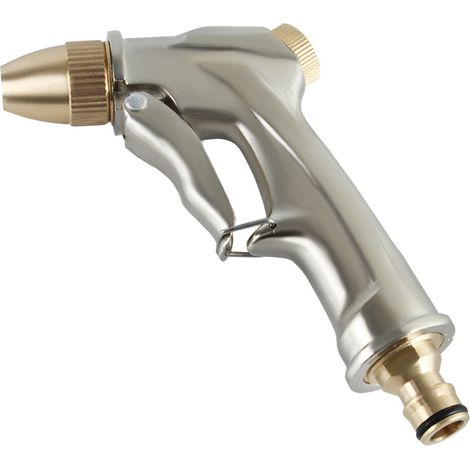 Pistolet à eau haute pression pour lavage de voitures, outils d'irrigation de jardin, tête de pistolet à eau pour galvanoplastie (1/4)
