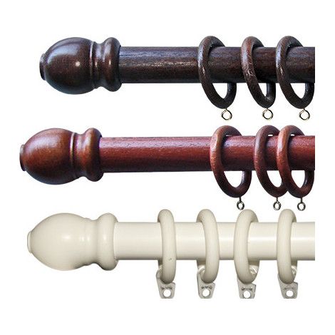 BASTONE SCORRITENDA BIANCO D.23 CM.180  BN180-23
