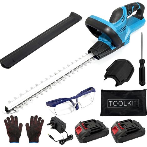 Taille-haie sans fil 2000 W 18 V - Lame double action de 53 cm, coupe-bordures électrique, 2 batteries 3,0 Ah et chargeur rapide inclus (1/5)