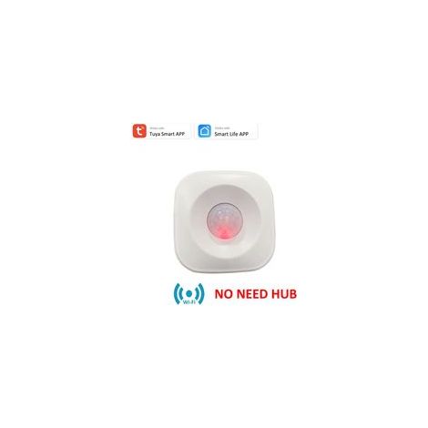 PIR-WLAN-Bewegungsmelder, Smart-Life-App, drahtloses Heimüberwachungssystem kompatibel mit Alexa – Crezuo