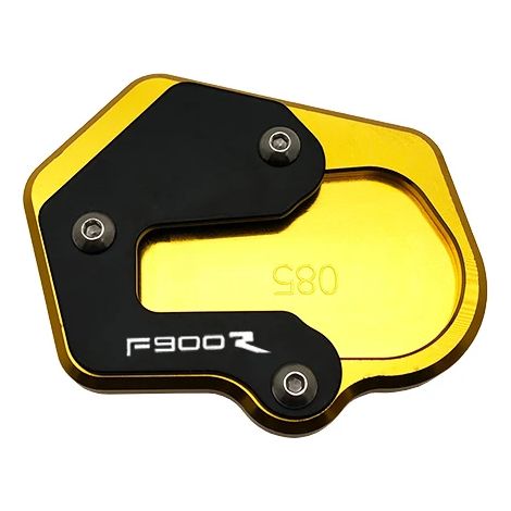 (F900R Or) Plaque de support d'extension de béquille latérale compatible avec BMW F900R, F900XR, F900 R, F900 XR et F 900R/XR (2020-2023) maxpower (1/4)