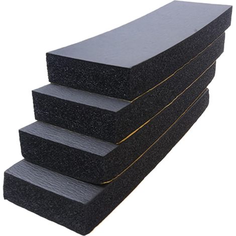 Tapis de protection murale pour garage, lot de 4 pièces - autocollant anti-collision - 300 x 100 x 20 mm