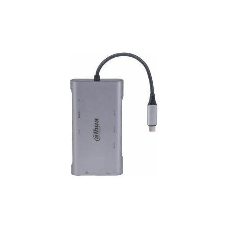 TC39 - Docking station 1 USB 3.1 Typec-C plug, 3 USB 3.0 / 1 HDMI / 1 VGA / 1 RJ45 / 1 SD / 1 TF/ 1 PD out
