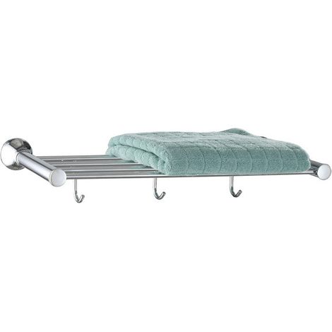 MANILLONS TORRENT 02435002 NOA Toallero Repisa Con Perchas Cromo - ref: 02435002