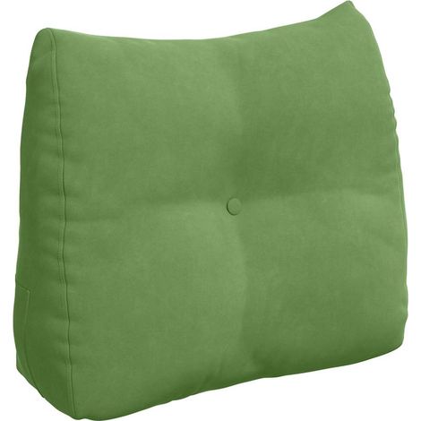 Coussin de Dos Vert clair 60 x 24 x 50 cm Velours