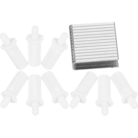 Kit de réparation de volets intérieurs avec clous pour rideaux (1 jeu) - Durable et pratique (1/5)