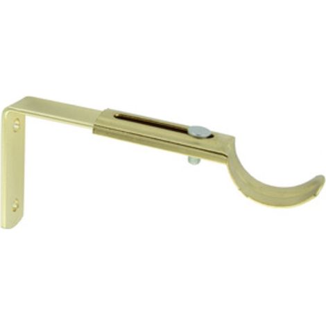 10PZ SUPPORTO PER BASTONE CENTRALE OTTONATO 17/21 CM (1/2)