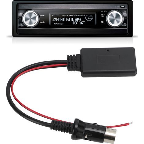 Module Bluetooth 13 Pin Adaptateur Audio Aux Câble pour Autoradio Kenwood KRC 553 CA C2AX KCA IP500 (1/5)