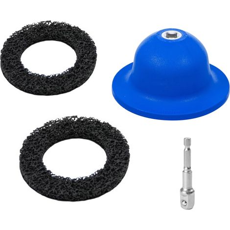 Smerigliatrice per mozzi ruota in 3 pezzi Disco abrasivo grosso da 150 mm, pulitore per mozzi ruota Diametro interno 90 mm, diametro esterno 150 mm Smerigliatrice per mozzi in alluminio (1/5)