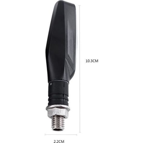 4 X clignotant moto universel indicateurs clignotants clignotants HB058 (1/4)