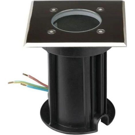 Spot LED Extérieur Encastrable Carré IP65 pour Ampoule GU10 - SI