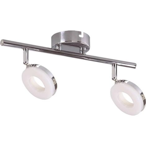 Plafoniera Candellux Thema LED 10W cromo orientabile 27 cm (1/2)