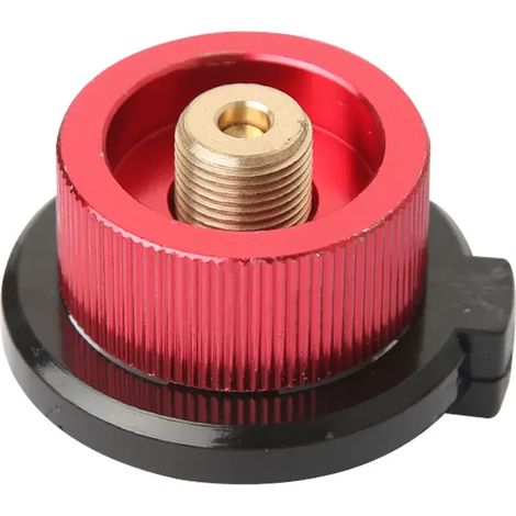 Adaptateur pour bouteille de gaz de réchaud de camping, adaptateur pour bouteille de propane, adaptateur standard américain, tête de conversion pour brûleur à gaz, équipement de camping, réchauds de c (1/2)