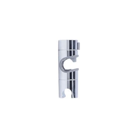 Support de pommeau de Douche sur Rail, Support de pommeau de Douche à glissière résistant à l'usure, réglable à 360 degrés, Boucle Droite en ABS Confortable pour Tuyau de 18 à 25 mm H756 (1/5)