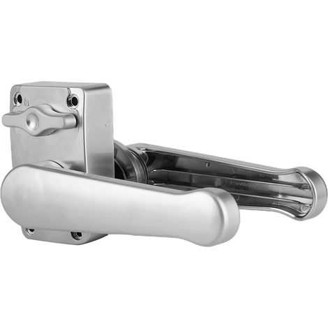 WC-Türgriff-Set, Badezimmergriff, poliertes Chrom, für Wohnmobil, Yacht (1/5)