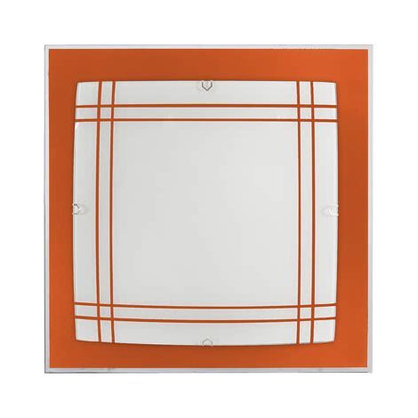 Plafon amet naranja 2xe27 (32x32x6) (1/2)