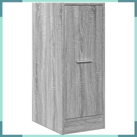 855156 Armoire apothicaire sonoma gris 30x41x77,5 cm bois d'ingénierie (1/5)