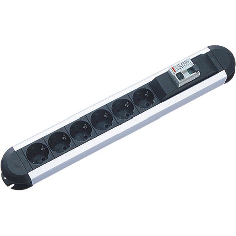BACHMANN PRIMO 6xCEE7/3 1xFI Strom 2,0m CEE7/7, 331.035