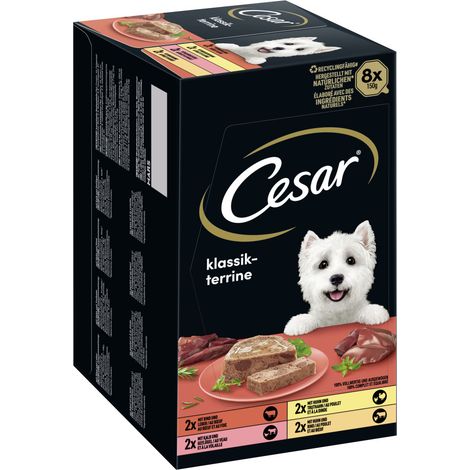 Pedigree Hundenassfutter Adult 8 x 150 g Klassiker Selektion
