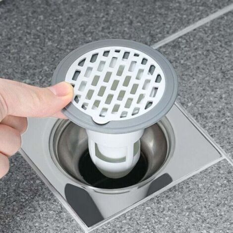 Accessoires pour lavabo : Clapet anti-retour pour bonde de douche - Gouttière inodore - Clapet anti-retour pour tuyauterie de salle de bain - Joint d'étanchéité pour siphon de sol (1/5)
