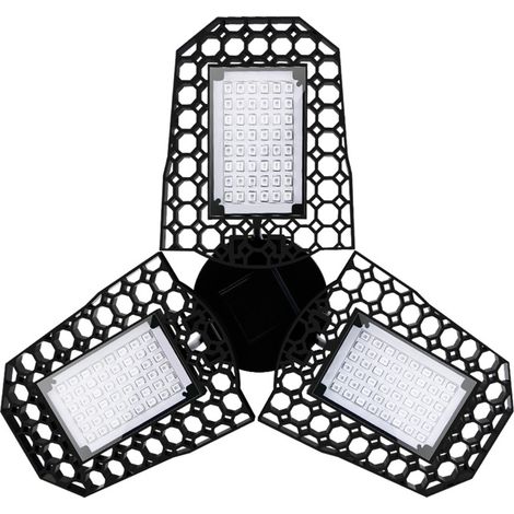 LED Plant Grow Light Foldable Red and Blue Spectrum Plant Light Triple Leaf Trellis Nursery Grow Lights (1/5)