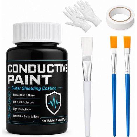 Peinture de protection pour guitare 50 g, revêtement conducteur (1/5)