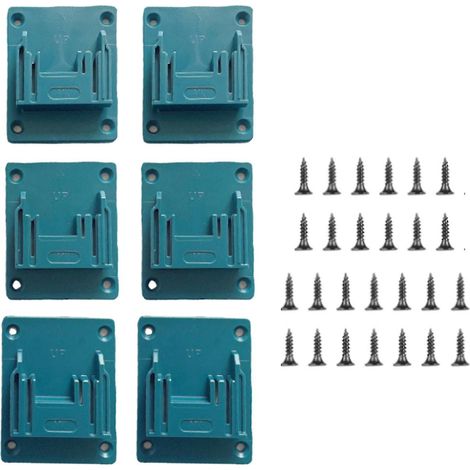 6 supports de fixation murale pour outils Makita 18 V (1/3)