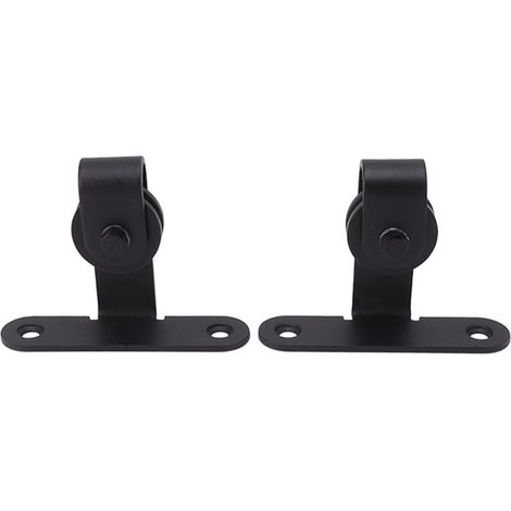 Coffre de Porte Coulissante Kit Silencieux Haute Résistance Charge Lourde Rail Mini Coulissant Roulettes pour Placard (1/5)