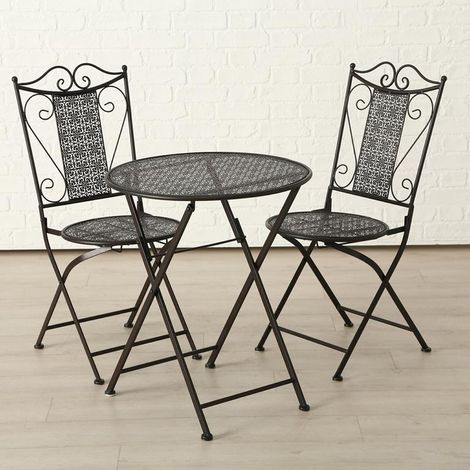 Möbelset Broder, Tisch, H 70,00 cm, Eisen, Einfarbig