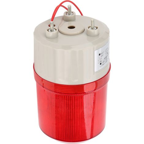 Feux de signalisation à LED rouges 220 V, système d'alarme acousto-optique, gyrophare à LED rotatif, stroboscope à LED d'urgence (1/5)