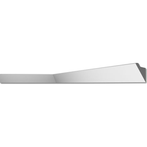 CL12 DECOFLAIR Profilé pour éclairage Polystyrène HD 60 x 36 x 2000 - 1 pièce (1/4)