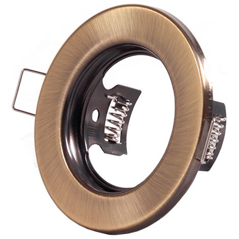 Bague Projecteur Downlight Rond "Sara" Acier 81mm - latonado