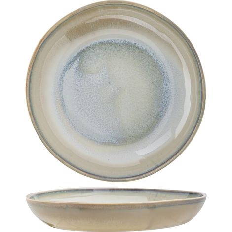 Lot de 4 Assiette Creuse en Céramique, D20Xh3,7 Cm, Multicouleur (1/3)