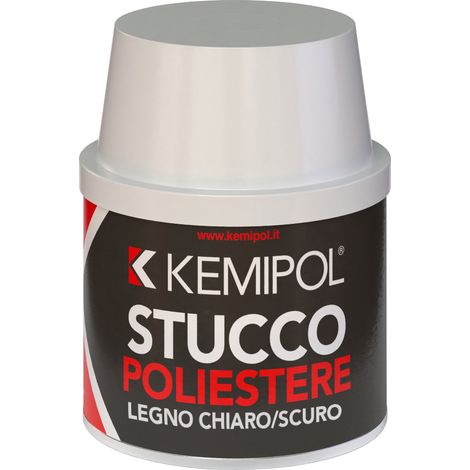 STUCCO POLIESTERE PER LEGNO CHIARO SCURO 150 ML- 12,0 pz