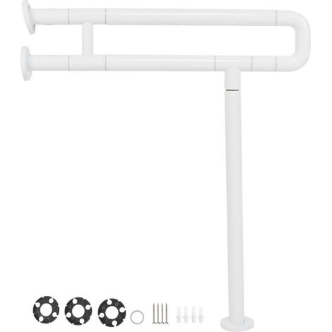 70cm foldable toilet grab rail, grab rail for disabled toilets, folding safety grab rail, stainless steel, for the elderly and pregnant women (1/5)