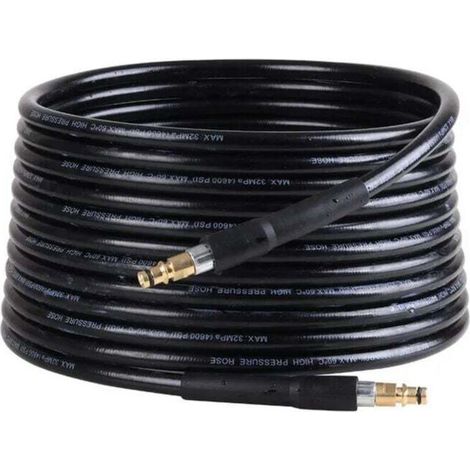 High Pressure Hose 10m Compatible with Kärcher K2 K3 K4 K5 K6 K7 With Click Quick Connector (1/4)