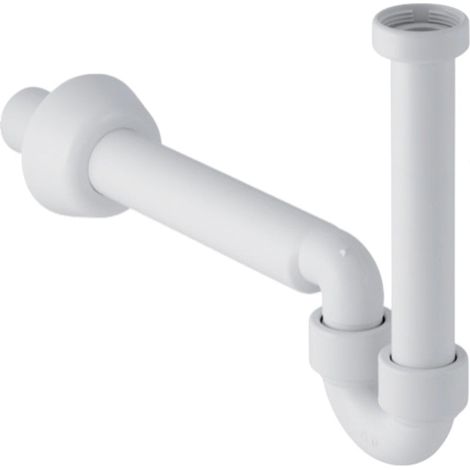 Sifone per bidet orientabile diametro 4 cm con attacco 1"1/4 -  Bianco