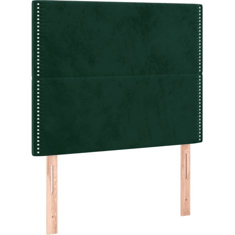 Maison Exclusive - Testiera Verde Scuro 90x5x118/128 cm Velluto